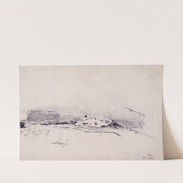 View of Barcelona Port by Santiago Rusiñol