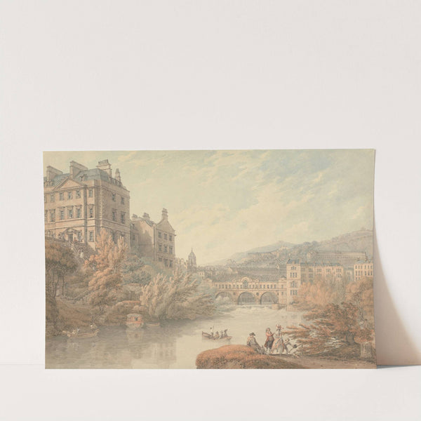 View of Bath from Spring Gardens by Thomas Hearne