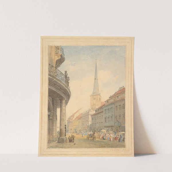 View of Berlin with the Ephraim Palais at Left by Eduard Gaertner