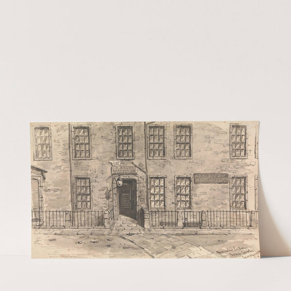 View of Bookbinder and stationer’s at H&J Pillans Printers by William Douglas