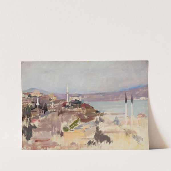 View of Bosporus. From the journey to Constantinople (1893) by Jan Ciągliński