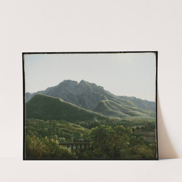 View of Bridge and the Town of Cava, Kingdom of Naples by Jean-Joseph-Xavier Bidauld