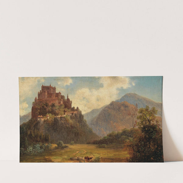 View of Burg Hochosterwitz, Carinthia by Adolf Obermüllner