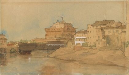 View of Castel Sant’ Angelo from the Tiber