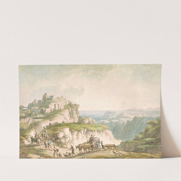 View of Catanzaro (About 1780) by Claude-Louis Châtelet