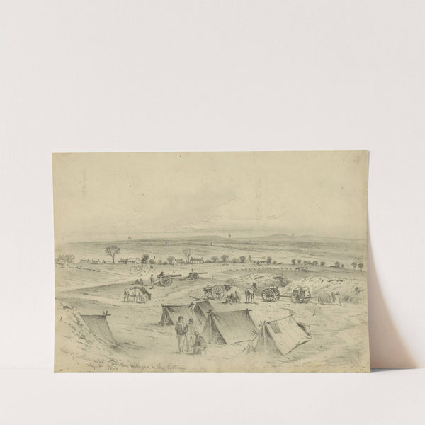 View of Centreville Va. Bull Run battlefield in the distance. Aug. 1863 by Edwin Forbes