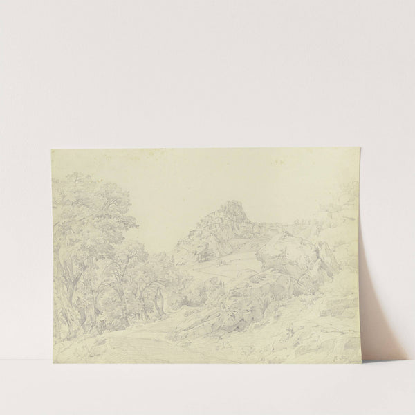 View of Cervara di Roma by Carl Morgenstern