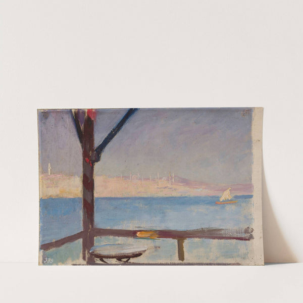 View of Constantinople from the ship. From the journey to Constantinople by Jan Ciągliński