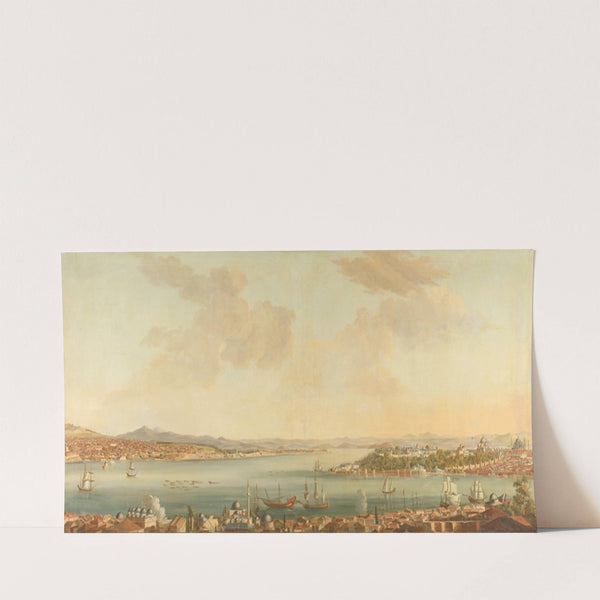 View of Constantinople (Istanbul) and the Seraglio from the Swedish Legation in Pera (c. 1770 - 1780) by Antoine van der Steen