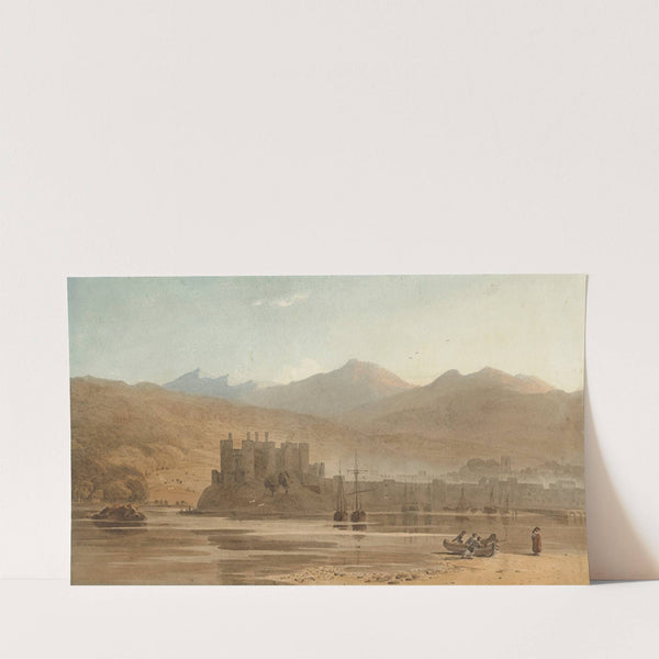 View of Conwy Castle, North Wales by John Varley