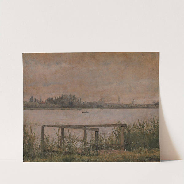 View of Copenhagen seen from Dosseringen (1835 – 1838) by Christen Købke