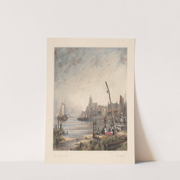 View of Delft (Augustus Wall Callcott) (1850) by Louis Marvy