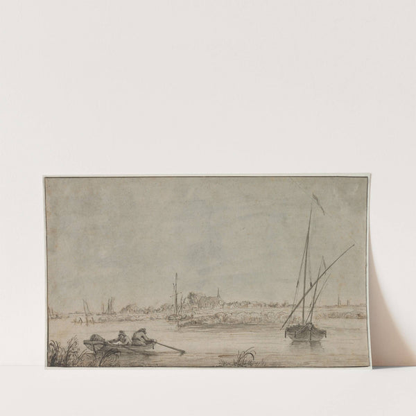View of Dordrecht from the River (1775–1815) by Jacob van Strij