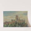View Of Durham Cathedral by Arnold William Brunner