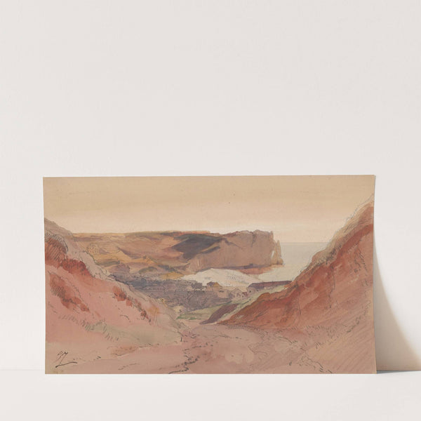 View of Etretat (ca. 1860) by Eugène Isabey