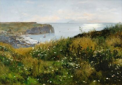 View Of Etretat