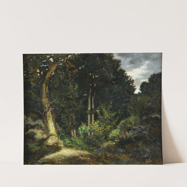 View Of Fontainebleau Forest by Antoine-Louis Barye