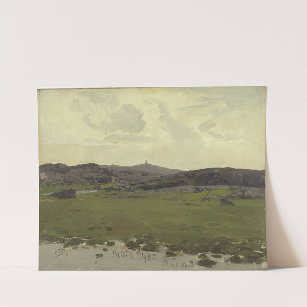 View of Galtrö. Study by Otto Strützel