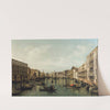 View of Grand Canal with the Palazzi Foscari and Moro Lin by Bernardo Bellotto
