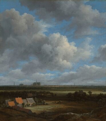 View of Haarlem from the Northwest, with the Bleaching Fields in the Foreground