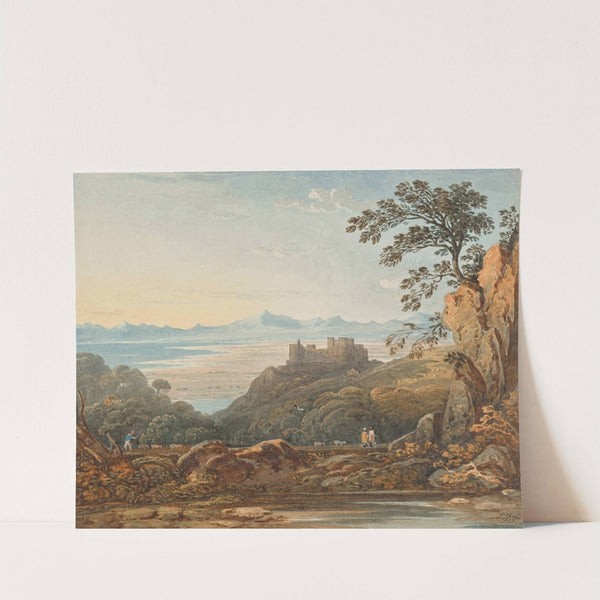 View of Harlech Castle, North Wales (1823) by John Varley