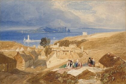View of Howth and Ireland’s Eye