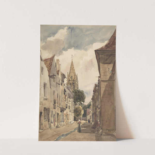 View of Issy (A Street in Issy-les-Moulineaux, Seine) by Thomas Shotter Boys