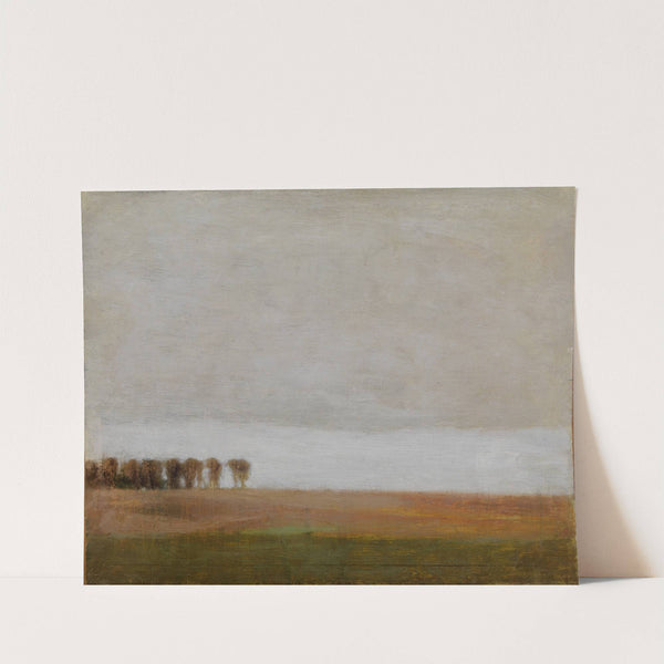 View of Jægersborg Allé. Gentofte, North of Copenhagen by Vilhelm Hammershøi