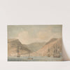 View of Jamestown, St. Helena, From the Sea with Shipping by Luke Clennell