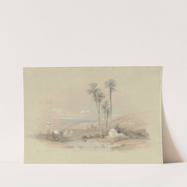 View of Jenin, ancient Jezreel (1839) by David Roberts