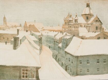 View of Krakow from Wawel (1911)