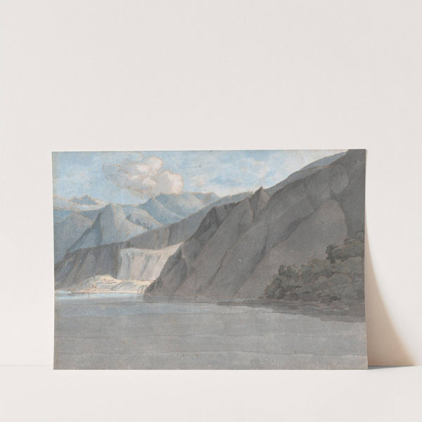 View of Lake Como with Monte Leoni by Francis Towne
