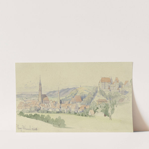 View of Landshut (1861) by Eugen Klimsch
