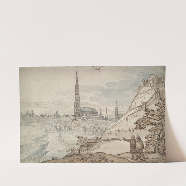 View of Landshut by Joris Hoefnagel