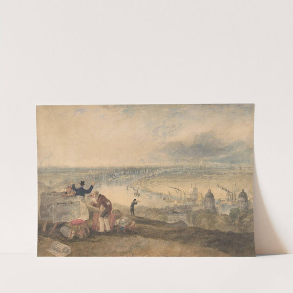 View of London from Greenwich (1825) by Joseph Mallord William Turner