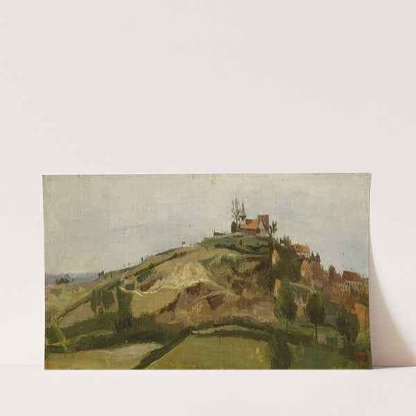 View of Lormes (early 1840s) by Jean-Baptiste-Camille Corot