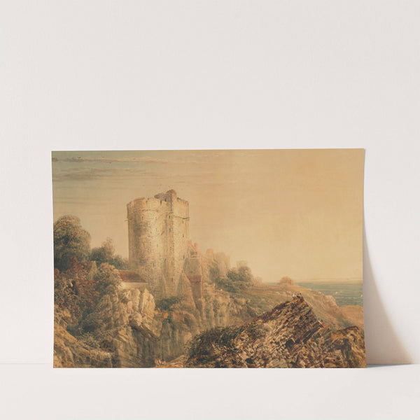 View of Lympne Castle, Kent by Peter De Wint