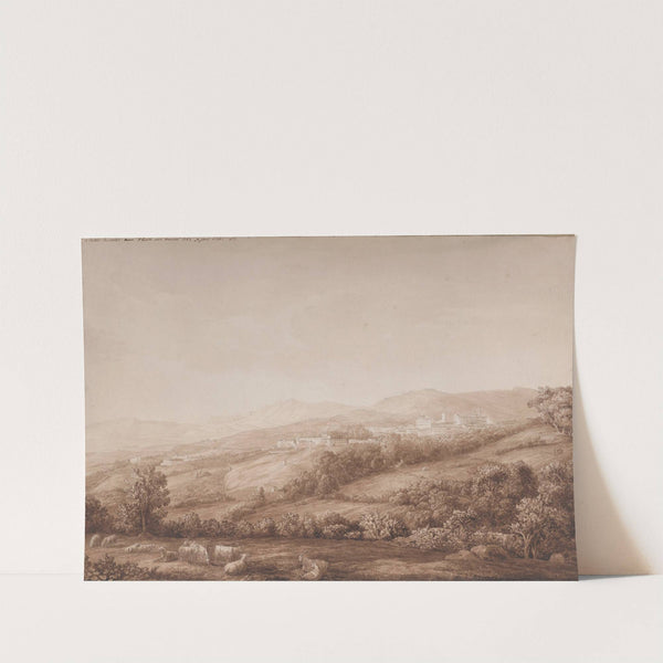 View of Marino in the Alban Hills by Jakob Philipp Hackert