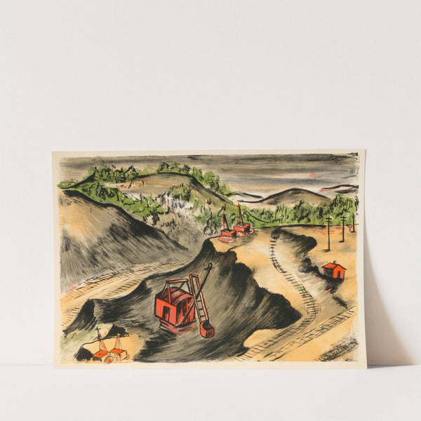 View of Mining Site (ca. 1933-1943)