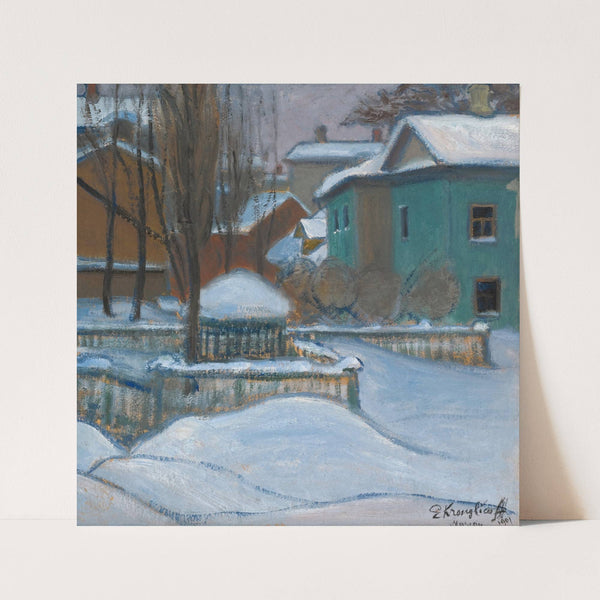 View Of Moscow Under Snow (1901) by Elizaveta Sergeevna Kruglikova