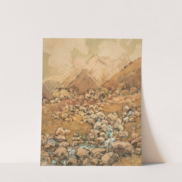 View of Mount Cook by Margaret Stoddart