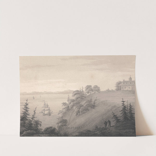 View of Mount Vernon, the seat of General Washington by Isaac Weld