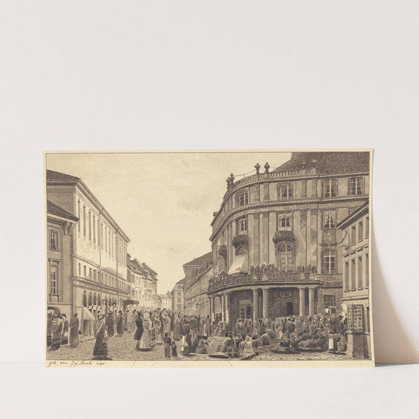 View of Muhlendamm by Johann Friedrich Stock