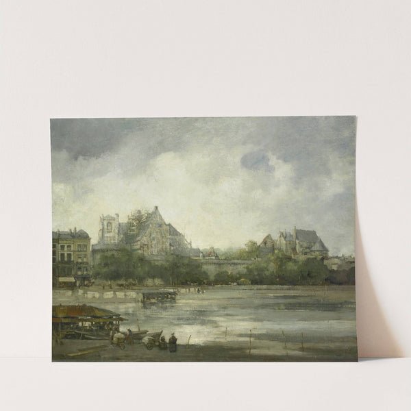 View of Nantes by Willem Leendert Bruckman