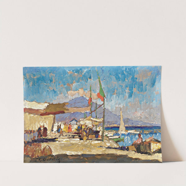 View Of Naples by Konstantin Ivanovich Gorbatov