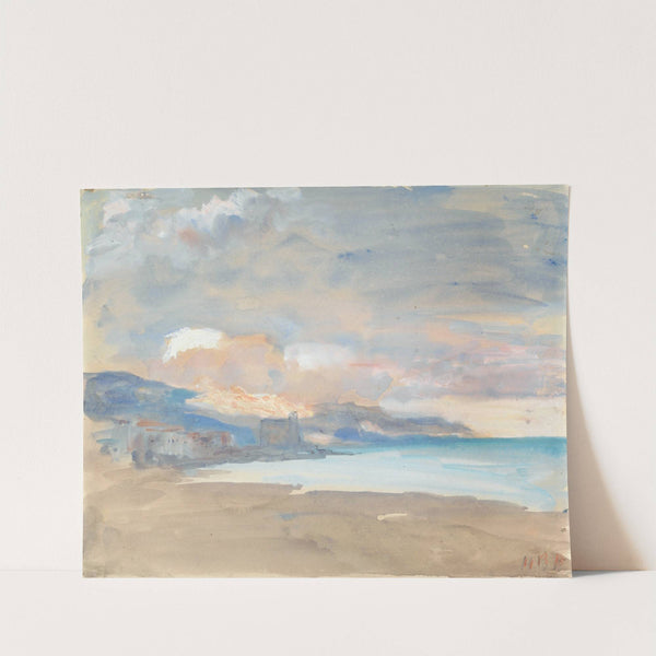 View of Nice by Hercules Brabazon Brabazon