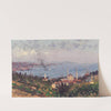View of Nisantasi with the Dolmabahçe Mosque, Constantinople by Fausto Zonaro