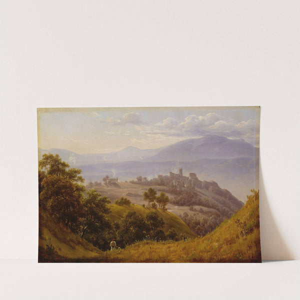 View of Olevano by Thomas Fearnley