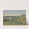 View of Olevano by Jean-Baptiste-Camille Corot