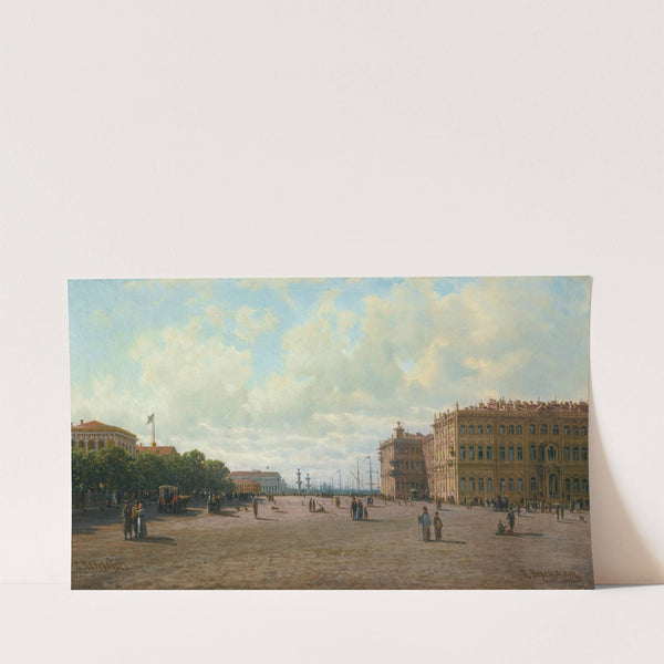 View Of Palace Square, St Petersburg by Petr Petrovich Vereshchagin